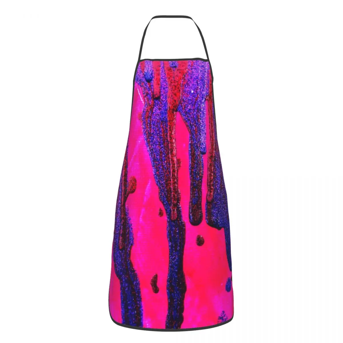 Unisex Fashion Nail Polish Bib Apron Adult Women Men Chef Tablier Cuisine for Cooking Kitchen Fingernail Manicure Tech Painting