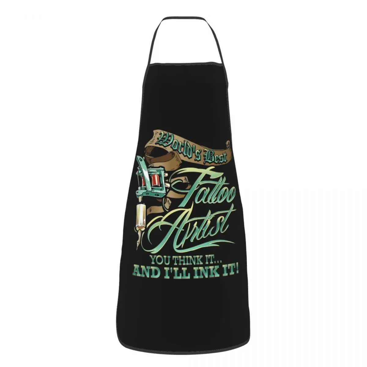 Funny Tattoo Master Apron for Women Men Unisex Bib Tattooists Artist Gift Kitchen Cooking Tablier Cuisine Chef Gardening
