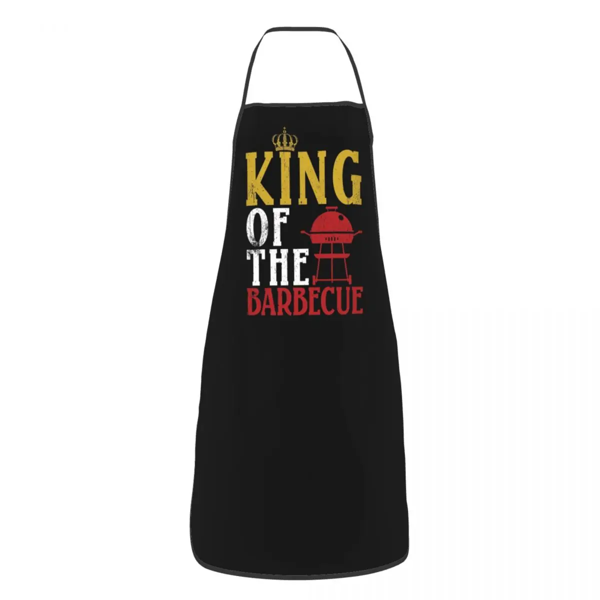 BBQ Master King Of The Grill Bib Apron Women Men Unisex Kitchen Chef Barbecue Lover Tablier Cuisine for Cooking Baking Gardening