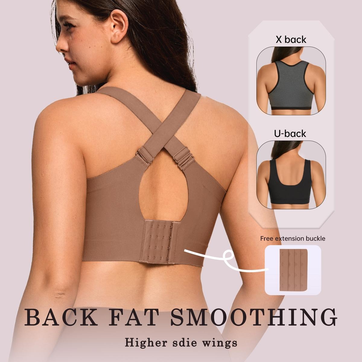 Women Wirefree Bras for Women Full Coverage No Underwire Everyday Bras Comfortable Wireless Padded Jelly Bras