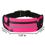 Running Belt for Women and Men, Money Belt and Running Fanny Pack, Hiking Fanny Pack, Holder for Cell Phone, Money, and Keys, Adjustable Belt Pouch fits Most Phone and Waist Sizes