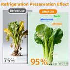 【Refrigerated Food】Reusable Aluminum Foil Sealable Storage Bags, Resealable Vacuum Zipper Pouches for Food, Stand Up Foil Sealable Bags with Label and Zip Lock for Vegetable Fruit Meat