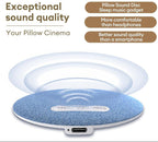 Ultra-Thin Bluetooth Pillow Speaker with Bluetooth 6.0, Soft Immersive Sound Field, Pillow CD Player for Bedtime Music & Audiobooks, Headphone-Free Sleep Speaker, Compatible with Android & iOS