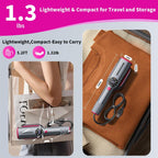 Garment Steamer for Clothes, Portable Travel Clothing Steamer Iron, 7 Mode with LED Display, 5s Fast Heating, 90° Swivel Handle, New Year Gift