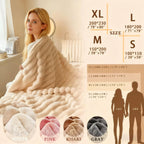 Warm And Cozy Flannel Blanket, Imitation Rabbit Fur Blanket, Soft And Warm Sofa Blanket, Office Bed Camping Travel Nap Blanket, Four Seasons Multipurpose Striped Pattern Gift Blanket