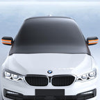 Car windshield anti-snow and anti-frost cover with rearview mirror cover, suitable for most vehicles, sedans, SUVs, etc., can be used in all seasons