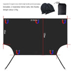 Car windshield anti-snow and anti-frost cover with rearview mirror cover, suitable for most vehicles, sedans, SUVs, etc., can be used in all seasons