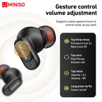 Wireless Earbuds Bluetooth 6.0 Earphones, In Ear Earbuds,Waterproof Wireless Earphones, Suitable for Office, Sports, Study and Audio Calls, Built in Microphone, Gaming Bluetooth Headphones