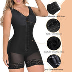Fajas Colombianas Shapewear for Women Tummy Control Full Shapewear Butt Lifter with Zipper Crotch