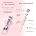 Mother'S Day Gift, 2 in 1 Electric Hair Removal Tool Trimmer for Women, Dual-head Electric Razors, Body & Facial Electric Shaver, Waterproof Wet & Dry Use Trimmer, Shaver for Women