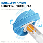 Toilet Scrubber Kit with Self-Cleaning Disposable Pads – No Pre-Rinse, No Mess, No Odor , Simplifies Bathroom Hygiene