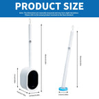Toilet Scrubber Kit with Self-Cleaning Disposable Pads – No Pre-Rinse, No Mess, No Odor , Simplifies Bathroom Hygiene