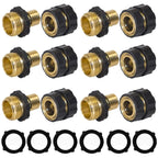 Garden Hose Quick Connector, 3/4 Inch Male and Female Garden Hose Fitting Quick Connector