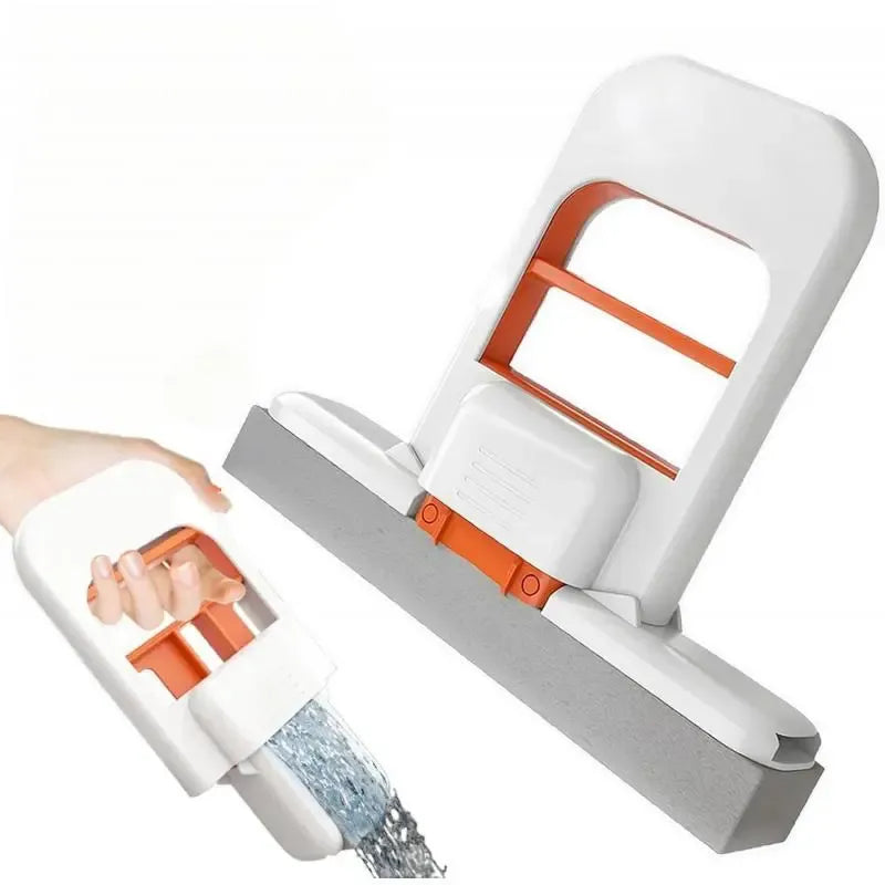 [2-Pack] Mini Mop — Portable Self-Squeezing Mop for Tight Spaces (Wet & Dry Use)