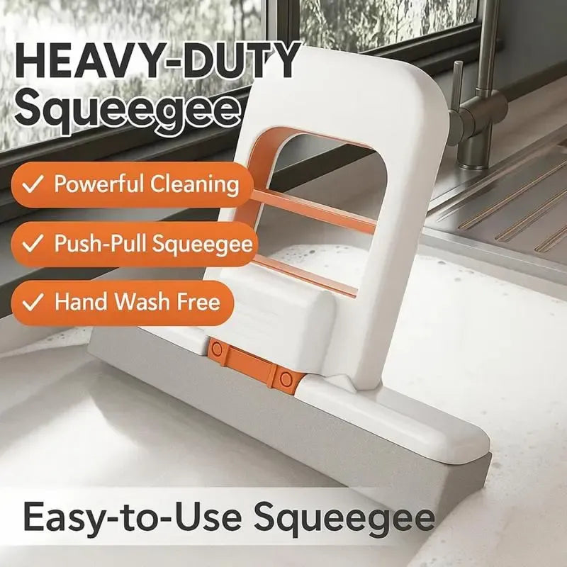 [2-Pack] Mini Mop — Portable Self-Squeezing Mop for Tight Spaces (Wet & Dry Use)
