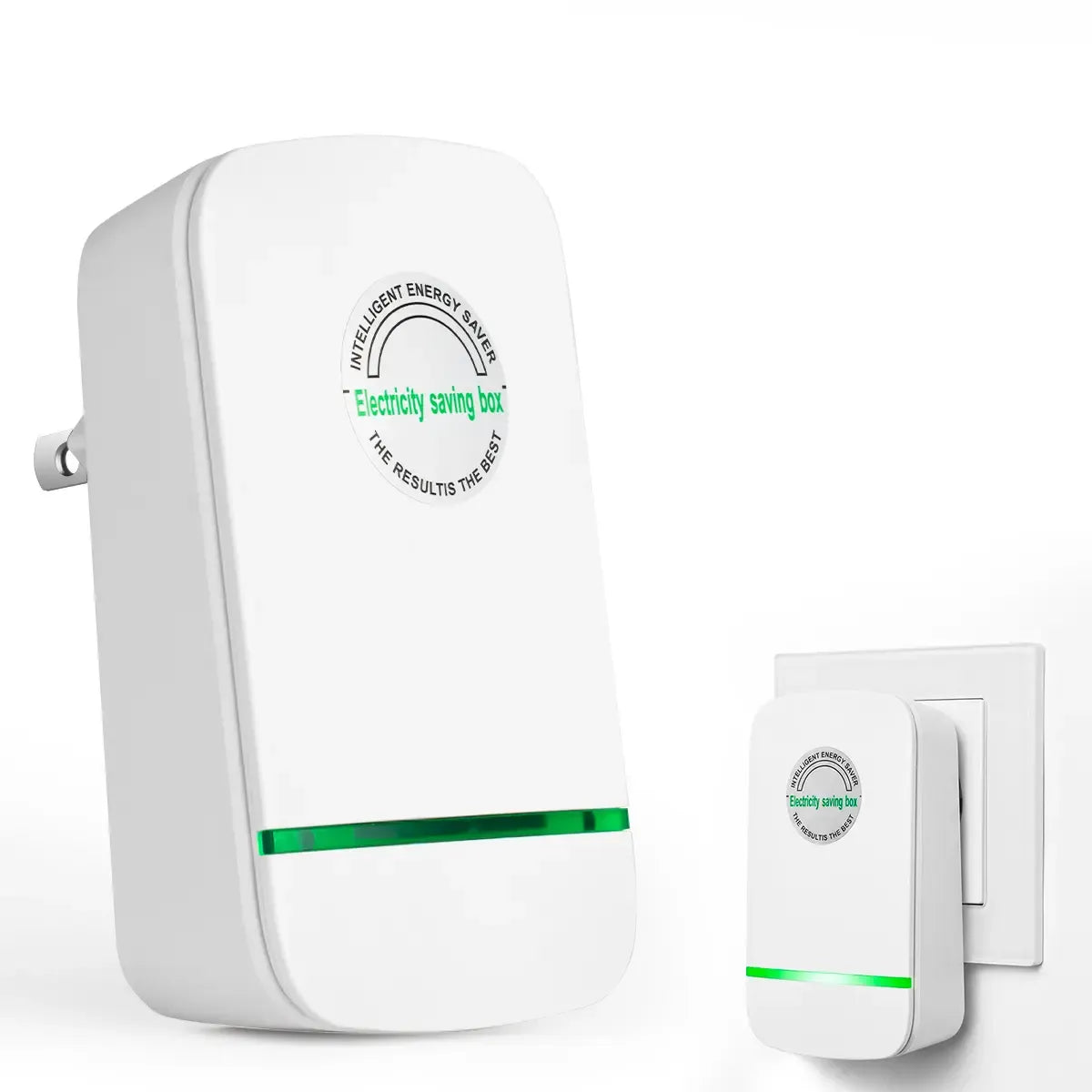 Plug-In Power Box with US Plug 2026 Updated Design, Compatible with 90–250V Input Range