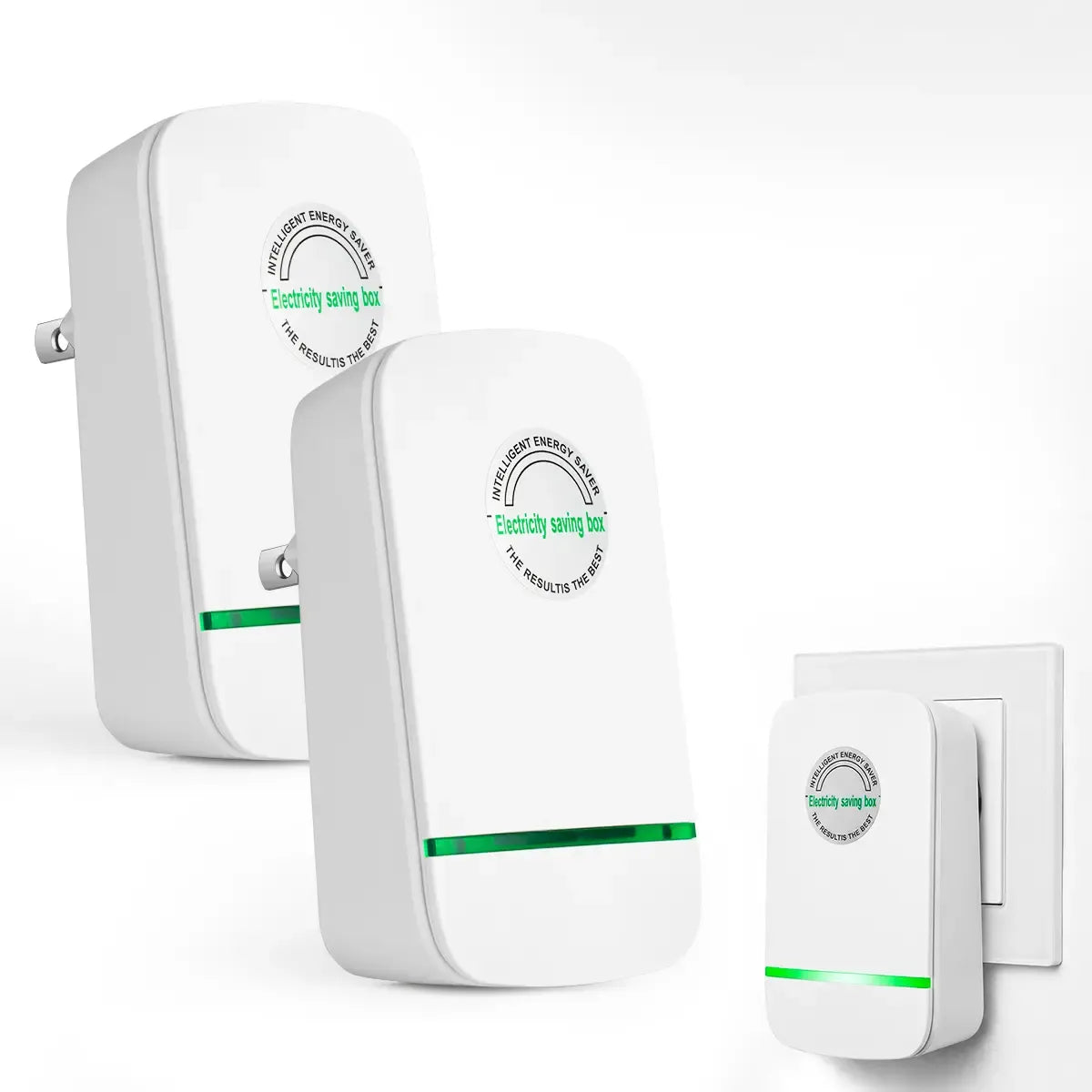 Plug-In Power Box with US Plug 2026 Updated Design, Compatible with 90–250V Input Range
