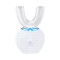 ABS Electric Dual-Color Rechargeable Sonic Rotating Couple Set Tooth Cleaner Smart Teeth Whitener with Intelligent Timer & Quadrant Reminder for Efficient Cleaning