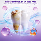 Purple Teeth Whitening Strips-14 strips 7 Whitening Sessions for 30min - Safe for Enamel - Non Sensitive Teeth Whitening - Peroxide-Free - Daily Oral Care, Yellow Teeth Stain Correction & Effective Colour Enhancement