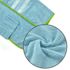 2 Counts Quick-Dry Dog Bathrobe Pet Towels Set, Adjustable Microfiber Robe with Drying Gloves, Ideal for Cold Weather