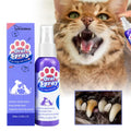 Cat & Dog Dental Cleaning Spray — Removes Tartar Stains, Freshens Breath, Pet Oral Care Spray
