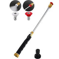 Jet Nozzle Power Washer for Garden Hose, Includes 2 High-Pressure Nozzles and Quick Connectors