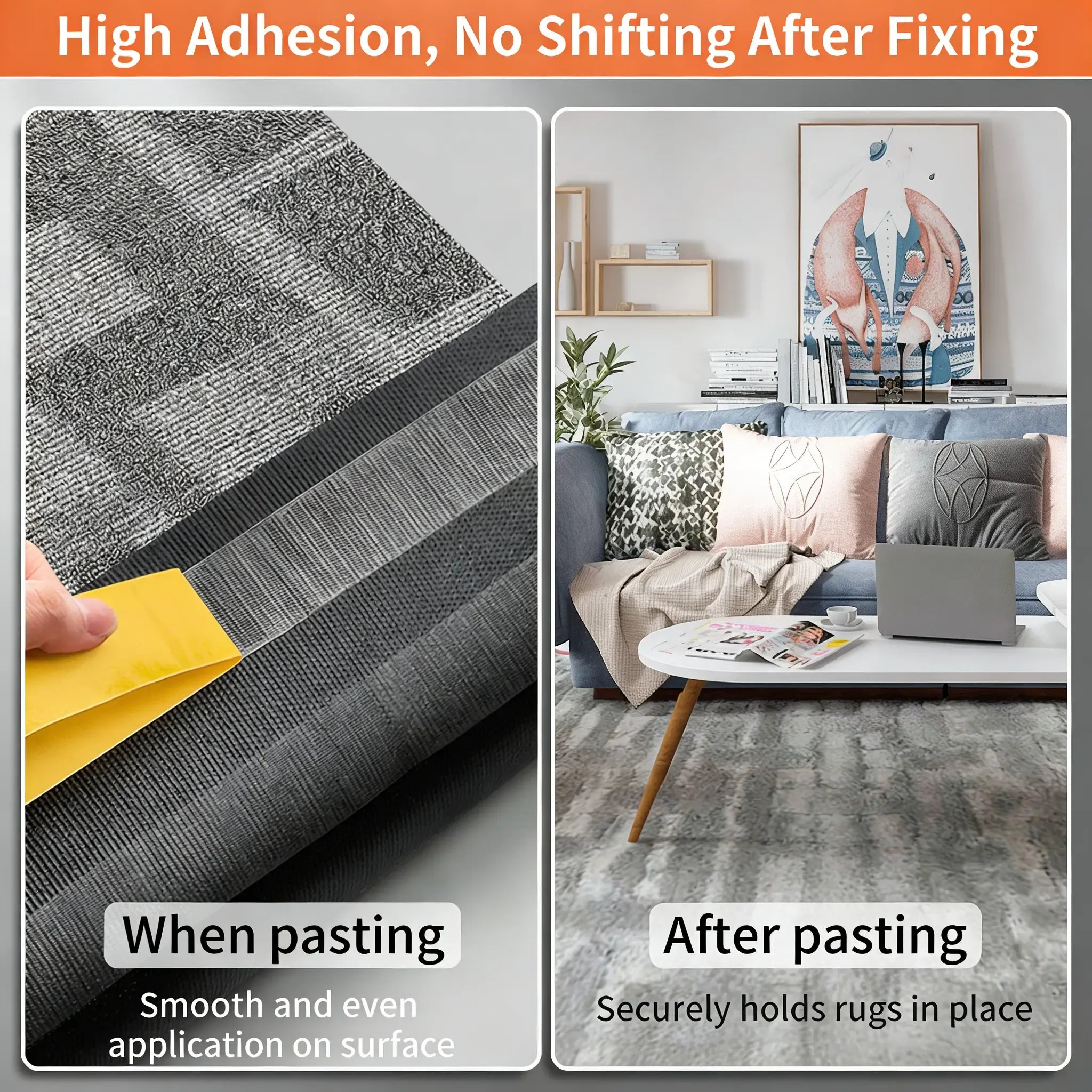 High-Strength Double Sided Tape – Waterproof & Anti-Slip Adhesive for Carpet, Wallpaper & Balloons