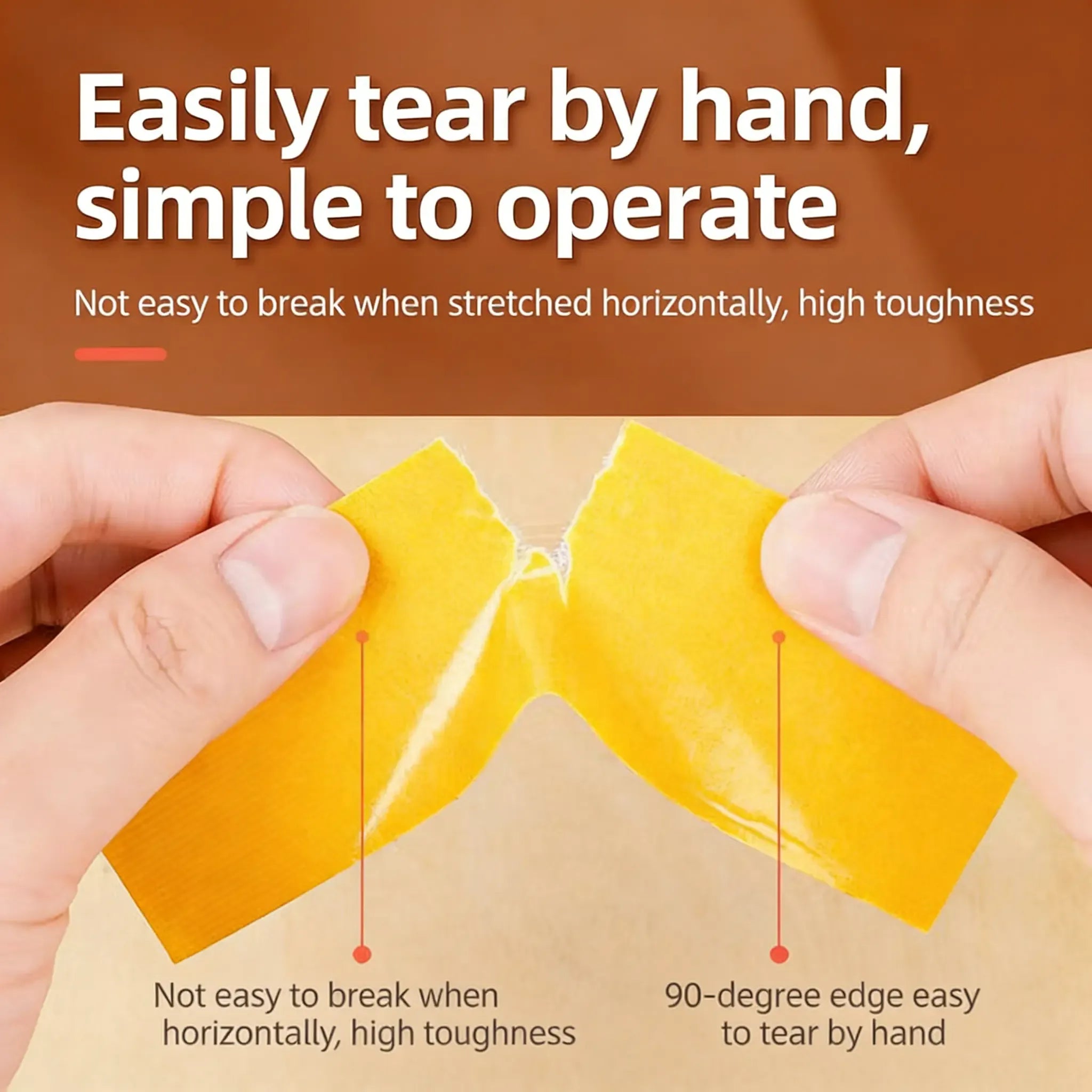 High-Strength Double Sided Tape – Waterproof & Anti-Slip Adhesive for Carpet, Wallpaper & Balloons