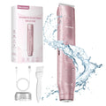 Bikini Trimmer for Women, Electric Shaver and Razor Rechargeable 2-in-1 Body and Facial Epilator