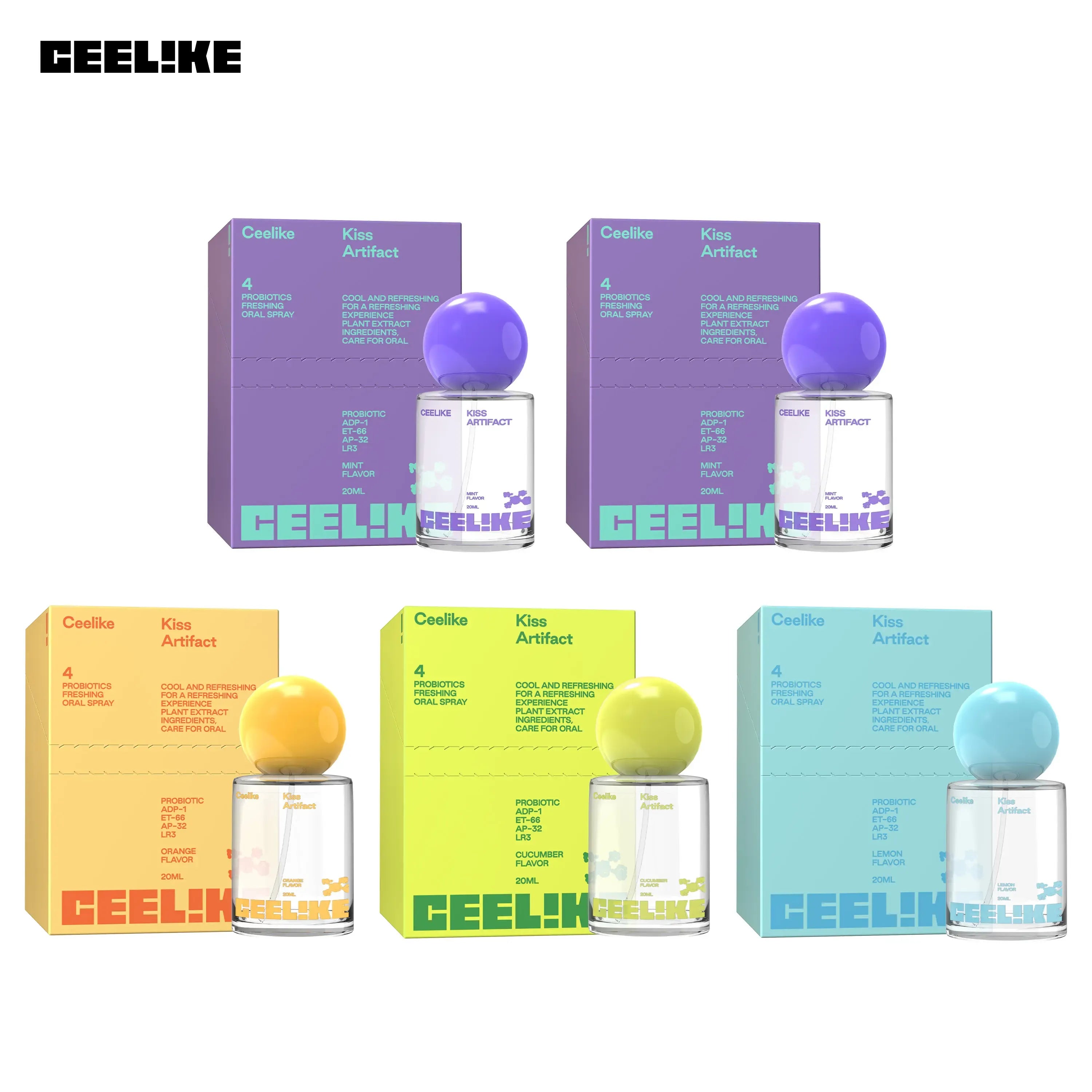 CEELIKE Probiotic Oral Spray 20ml - Fresh Breath & Oral Care, Sugar-Free, Portable, Long-Lasting Freshness