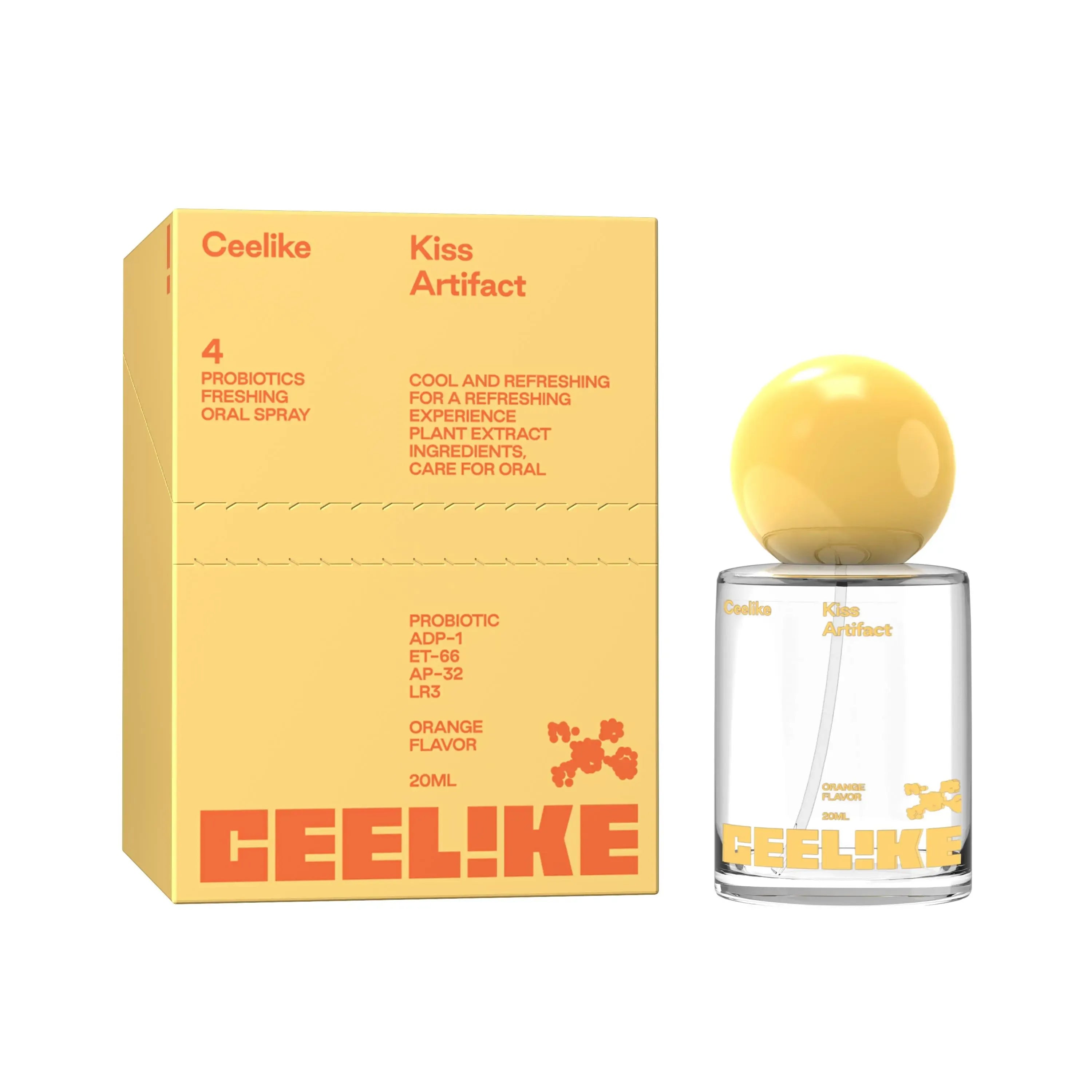 CEELIKE Probiotic Oral Spray 20ml - Fresh Breath & Oral Care, Sugar-Free, Portable, Long-Lasting Freshness