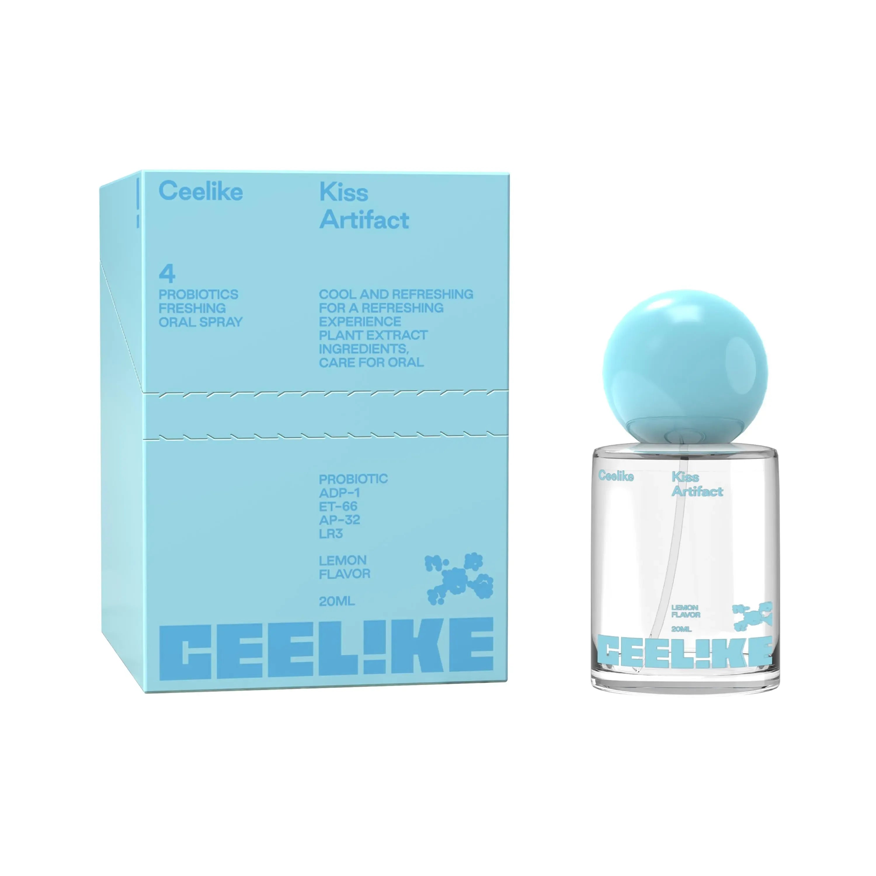 CEELIKE Probiotic Oral Spray 20ml - Fresh Breath & Oral Care, Sugar-Free, Portable, Long-Lasting Freshness