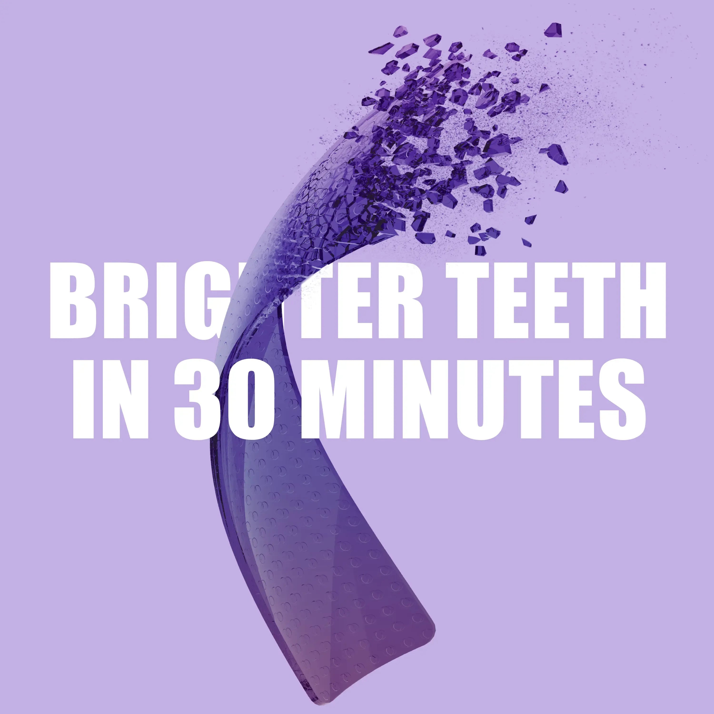 CEELIKE Purple Teeth Whitening Strips - 7/21 whitening sessions - Nano hydroxyapatite, safely protects tooth enamel - Gentle and non-sensitive - Peroxide-free