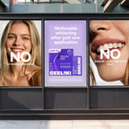 CEELIKE Purple Teeth Whitening Strips - 7/21 whitening sessions - Nano hydroxyapatite, safely protects tooth enamel - Gentle and non-sensitive - Peroxide-free