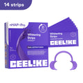 CEELIKE Purple Teeth Whitening Strips - 7/21 whitening sessions - Nano hydroxyapatite, safely protects tooth enamel - Gentle and non-sensitive - Peroxide-free