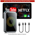 【CHECK COMPATIBILITY】LAMTTO 2026 Wired CarPlay to Wireless Adapter - Built-in Android System for Netflix/YouTube/TikTok - ONLY for Wired CarPlay/AA Vehicles - NOT for Wireless CarPlay |  Summervibes Car Video Players