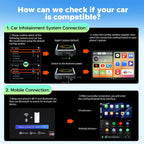 【CHECK COMPATIBILITY】LAMTTO 2026 Wired CarPlay to Wireless Adapter - Built-in Android System for Netflix/YouTube/TikTok - ONLY for Wired CarPlay/AA Vehicles - NOT for Wireless CarPlay |  Summervibes Car Video Players