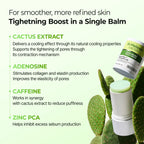 [Dr.Melaxin Official] CACTOX PORE RELIEF MULTI BALM with Cactus Cooling Reduce Puffiness & Pore Tightening for Visible Pore Care Skin Repair