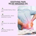 Ximonth 100g Pain Relief Massage Gel, Natural Plant Extracts Soothing Gel, Fast Absorbing Non-Greasy Joint Discomfort Relief