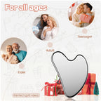 304 Stainless Steel Gua Sha Facial Tools. Comfort Guasha Tool for Face or Body Massage. Relieve Tensions and Reduce Redness Skin Care Tool for Body Treatment, Metal Beauty Essentials mothersdaygift