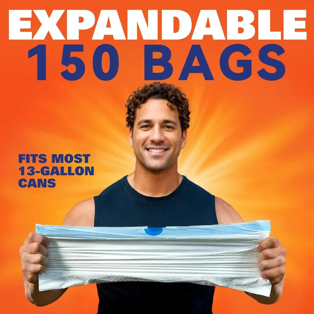 150-Count 13 Gal Boxed Pack Trashbags
