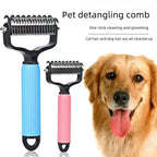 Pet Grooming Tools: Universal De-shedding Comb for Dogs