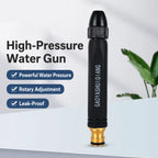 Car Wash Water Garden Hose Sprayer,Metal Heavy Duty High Pressure Water Hose Anti-Leakage Hose Nozzle with 3 Adjustable
