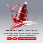 [medicube] NAD+ EGF Firming Serum | NAD+, EGF, Collagen Extract, Anti-aging, Plumping, Radiance Boosting Serum | Cares for Look of Fine Lines, Skin Elasticity & Firmness For Youthful-looking Skin (30ml / 1.01 fl. oz.) | Korean Skincare, K-Beauty