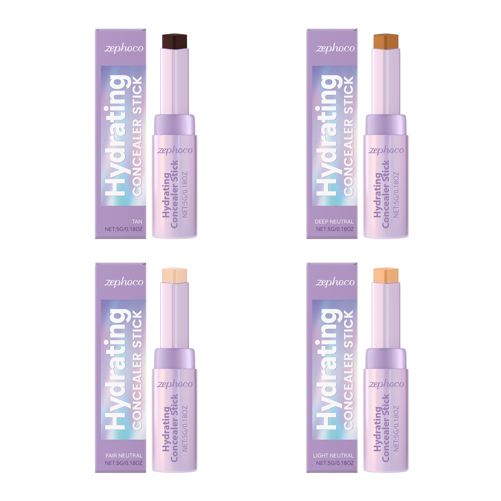 zephoco  – shape tape concealer stick & brush