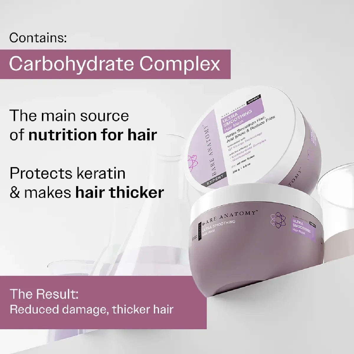 Bare Anatomy Ultra Smoothing Hair Duo – Mask & Serum