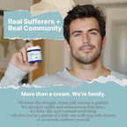 Natural Soothing Cream with Sea Moss & Oats - Eczema & Psoriasis Relief - Ocean Minerals - for Sensitive Skin - Hydrating Eczema Cream for Dry Skin Healing Therapeutic