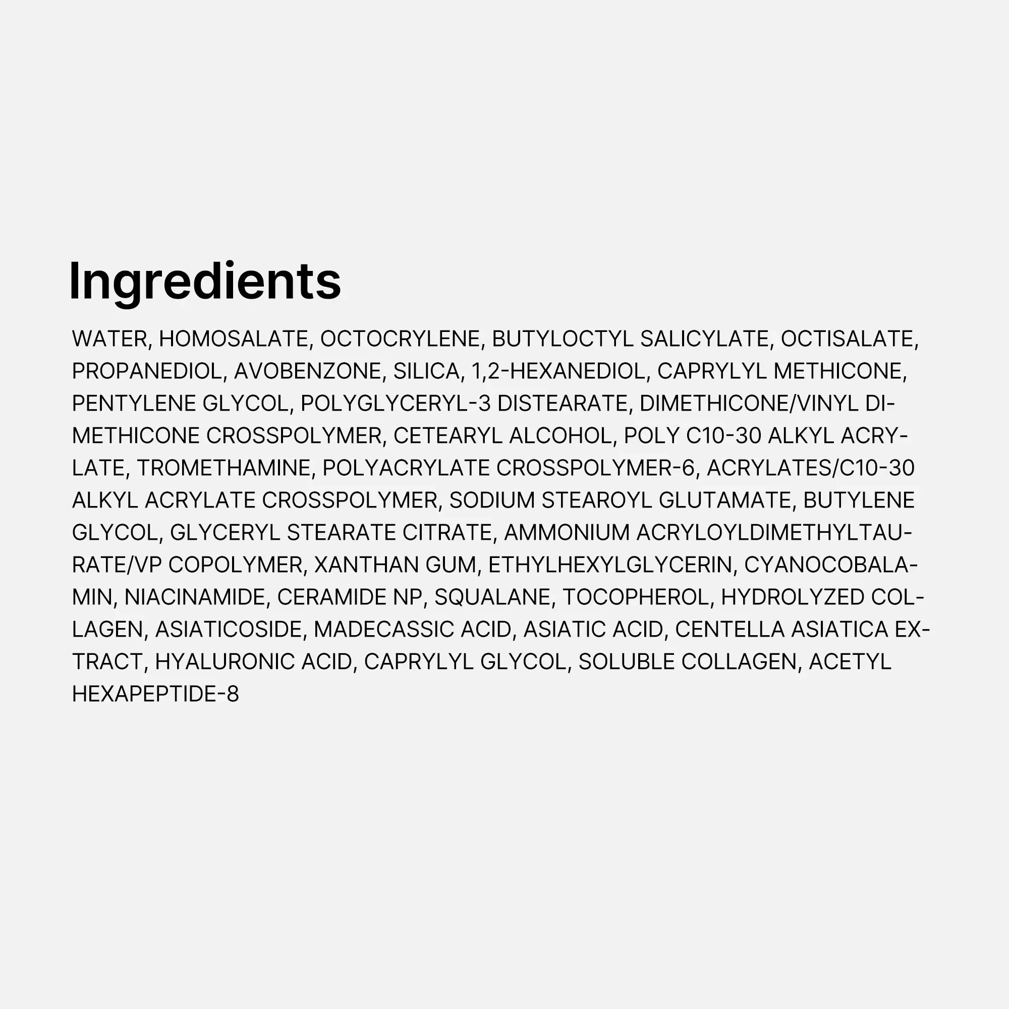 [medicube] No Cast Just Glow Collagen Sunscreen | SPF 50 Broad Spectrum Face Sunscreen | Lightweight, Non-Sticky, Hydrating Formula | No White Cast or Residue | Peptide, Cica for Soothing & Natural Glow