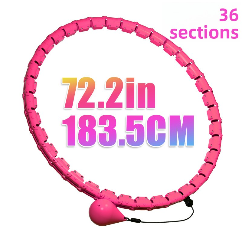 Hula hoop for women, designed to slim the waist and reduce belly fat.