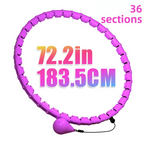 Hula hoop for women, designed to slim the waist and reduce belly fat.